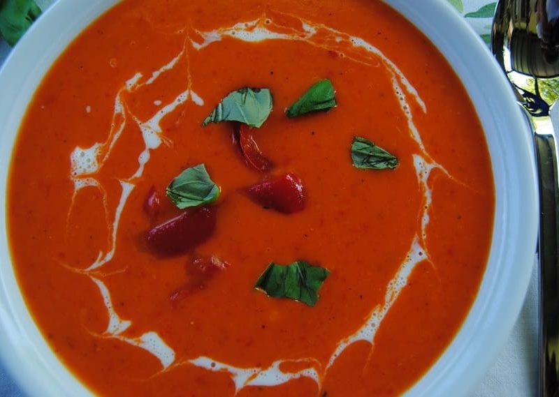 Rote Paprikasuppe-frauenpowertrotzms