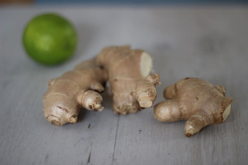 karottensuppe ,it Ingwer und Orange oder Limette